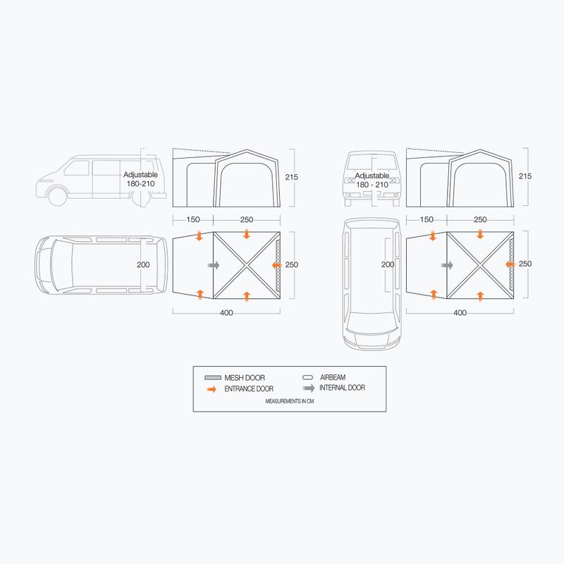 Vestibul Vango Tailgate AirHub Low 2