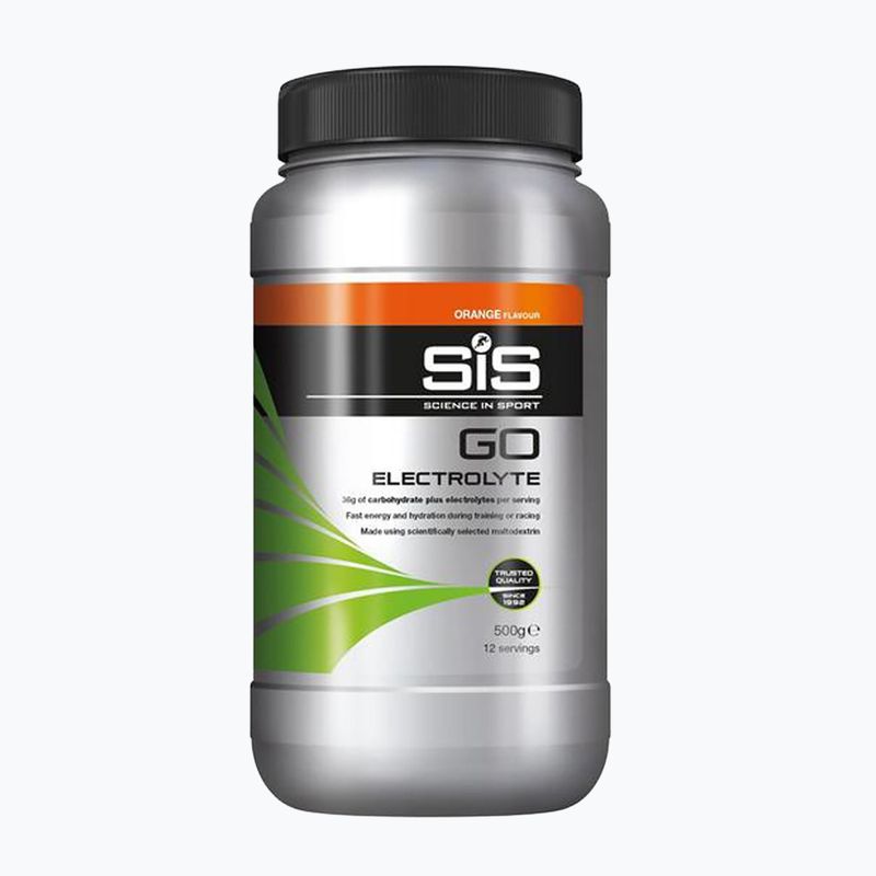 Băutură izotonică în pudră Science in Sport GO Electrolyte 500 g orange