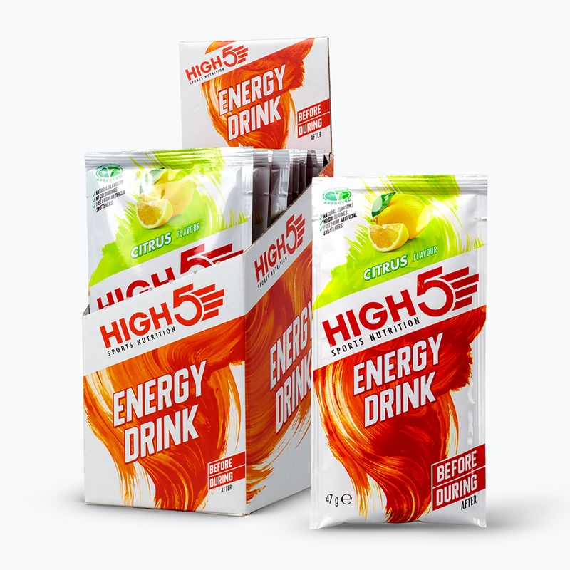 Băutură izotonică în pudră HIGH5 Energy 47 g citrus