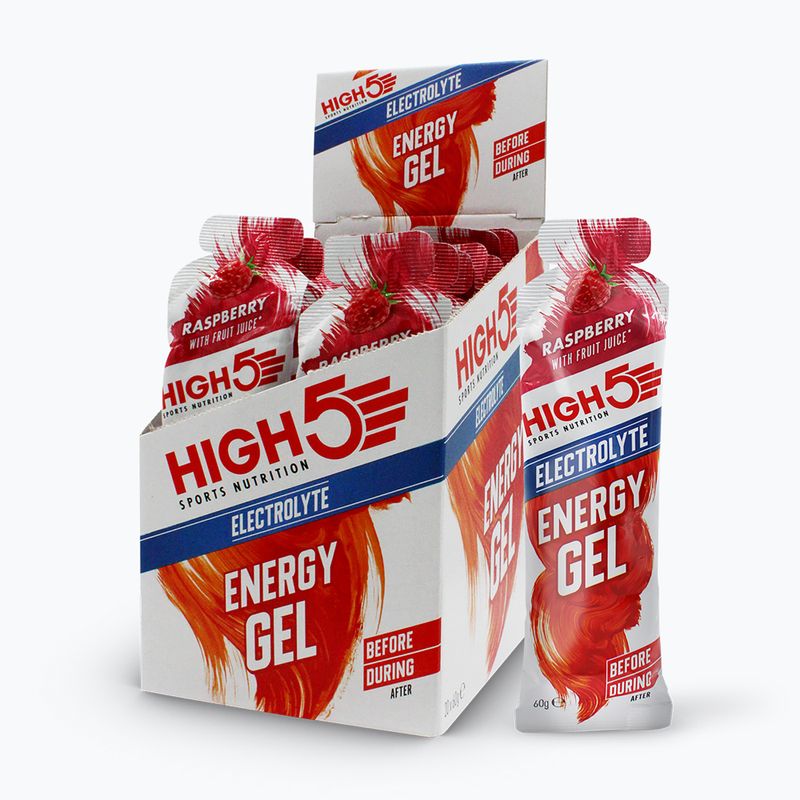 Gel energetic HIGH5 Energy Electrolyte 60 g zmeură