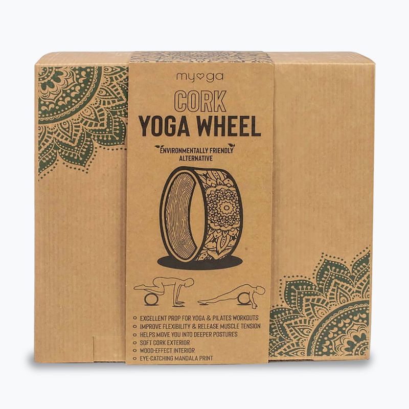 Cerc de yoga Myga Brown mandala 5