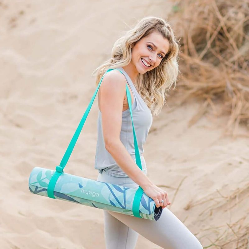 Covoraș de yoga Myga Peacemaker Luxurious green 9