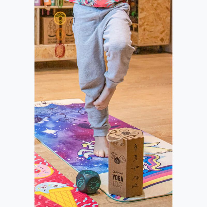 Covoraș de yoga pentru copii Myga Sweet Dreams purple 9