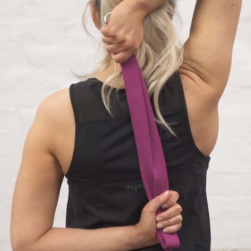 Centură de yoga Myga 2 in 1 purple 4