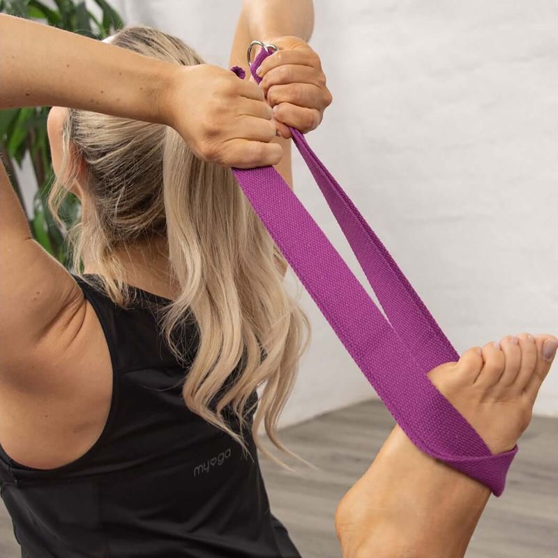 Centură de yoga Myga 2 in 1 purple 5