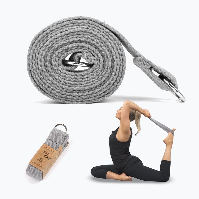 Centură de yoga Myga 2 in 1 grey 5