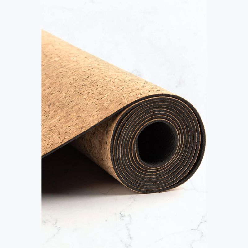 Covoraș de yoga Myga Cork/Rubber 2 mm brown 3