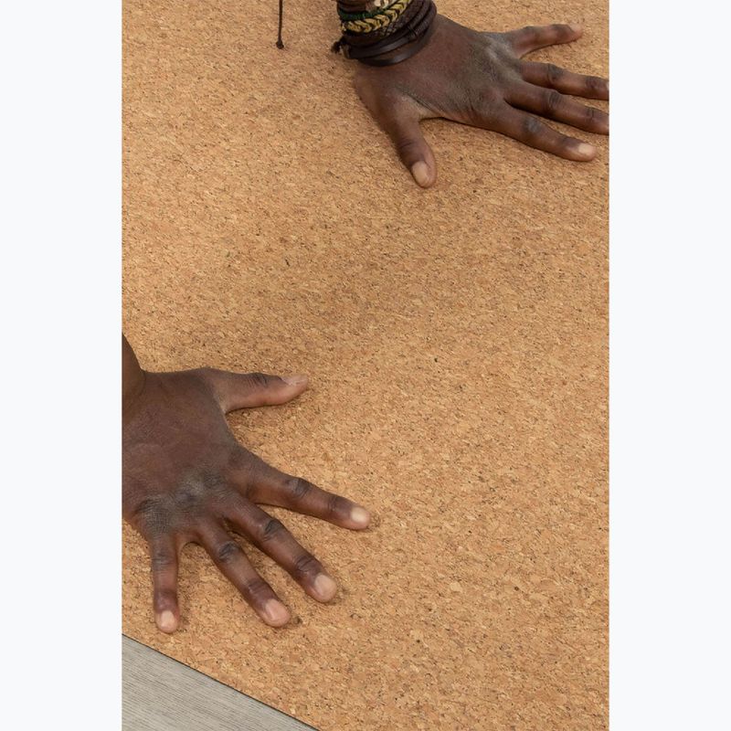 Covoraș de yoga Myga Cork/Rubber 2 mm brown 4