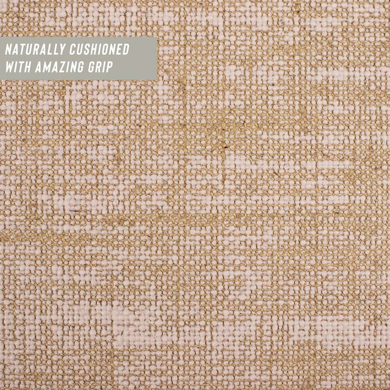 Covoraș de yoga Myga Jute 5 mm beige 7