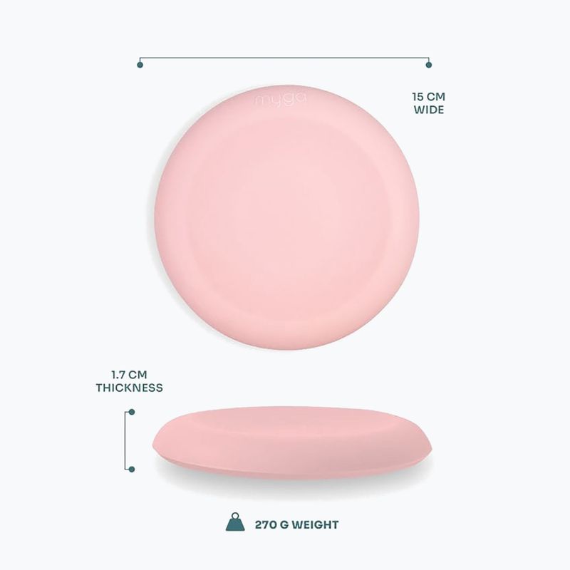 Suport din gel pentru yoga Myga Support Pad pink 7