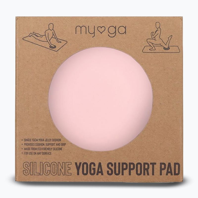 Suport din gel pentru yoga Myga Support Pad pink 10