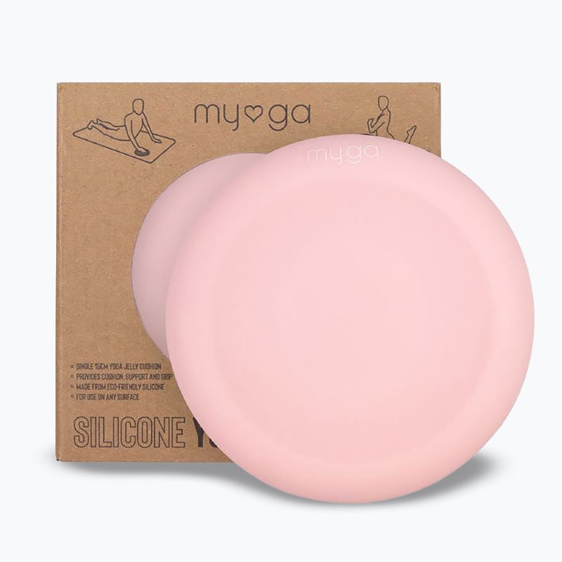 Suport din gel pentru yoga Myga Support Pad pink 11