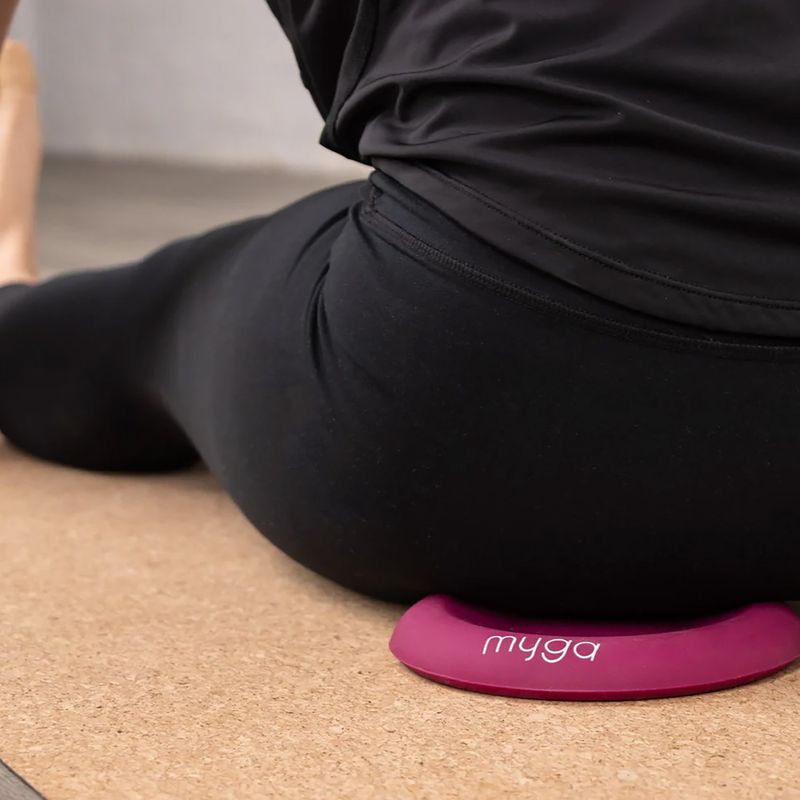 Suport din gel pentru yoga Myga Support Pad purple 3