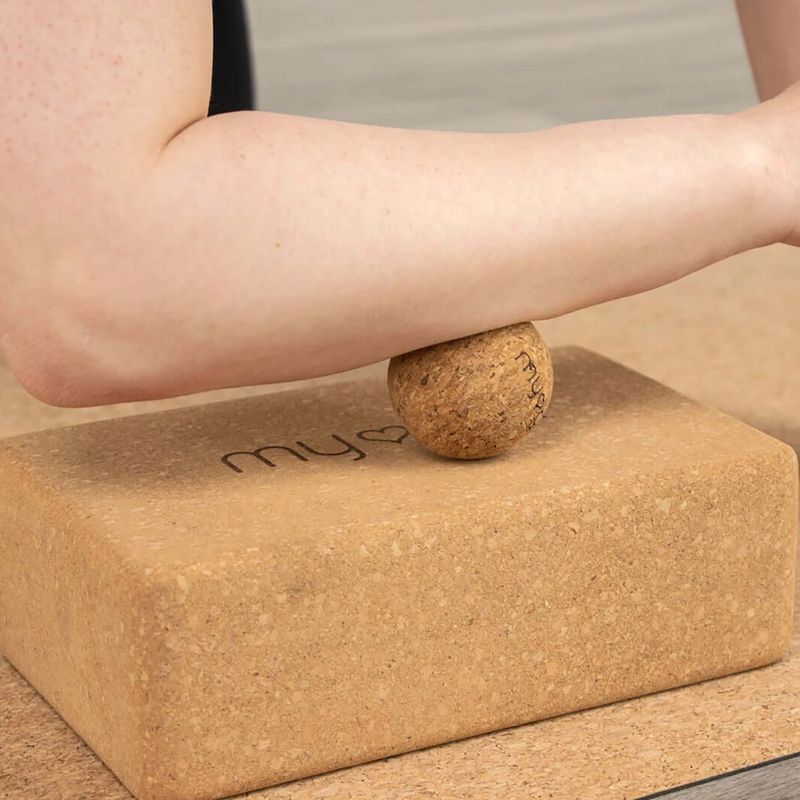 Minge pentru masaj Myga 5 cm brown 6