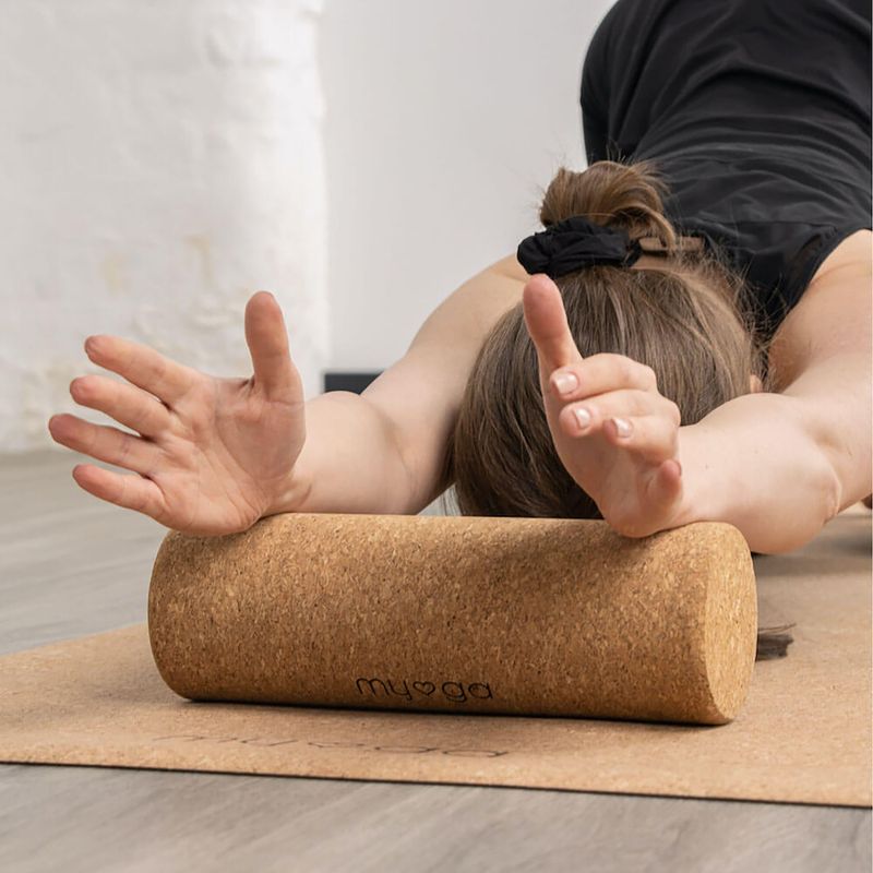 Rolă pentru yoga Myga brown 5