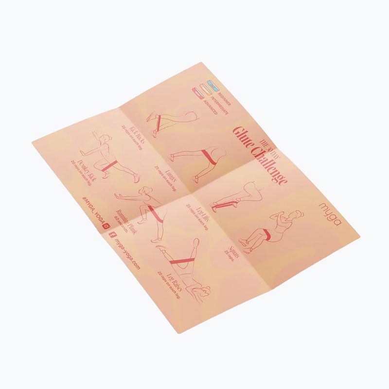 Benzi de rezistență Myga Glute Resistance 3 pack multicolor 6