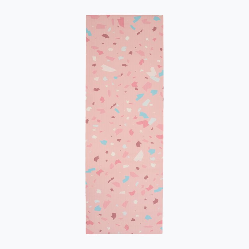 Set de yoga Myga Terrazzo Yoga Set mat + block + strap purple 2