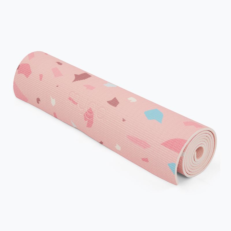 Set de yoga Myga Terrazzo Yoga Set mat + block + strap purple 3