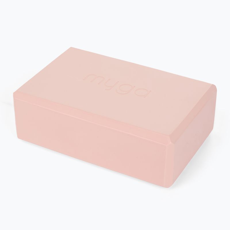 Set de yoga Myga Terrazzo Yoga Set mat + block + strap purple 5