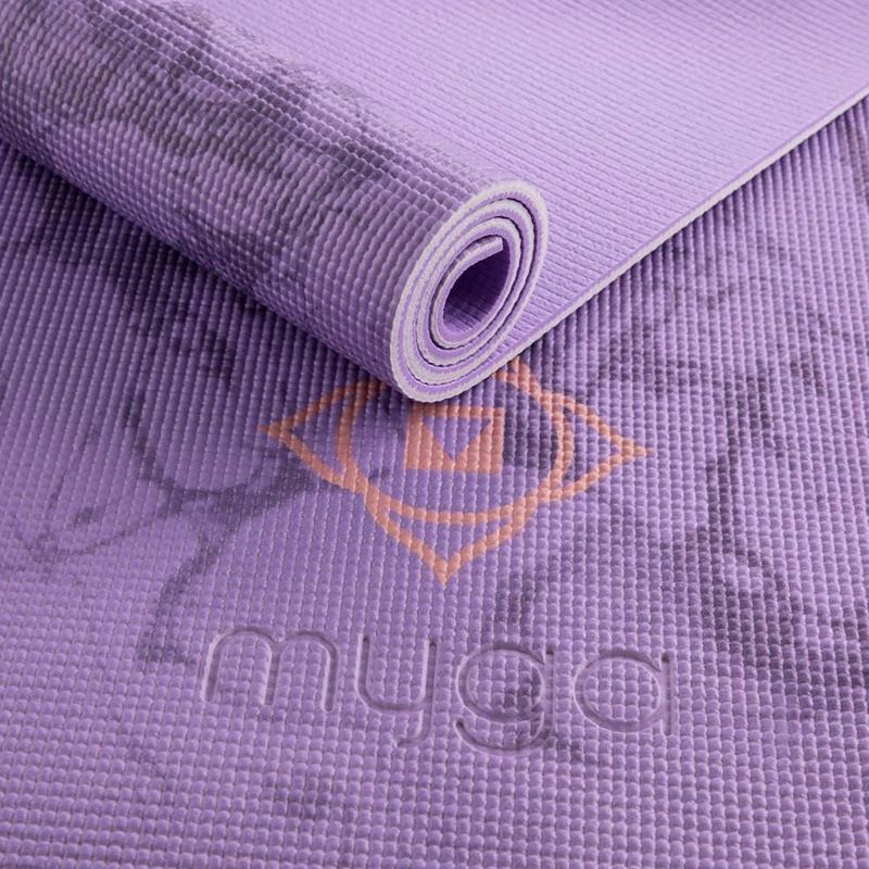 Covoraș de yoga Myga Chakra 6 mm purple 4
