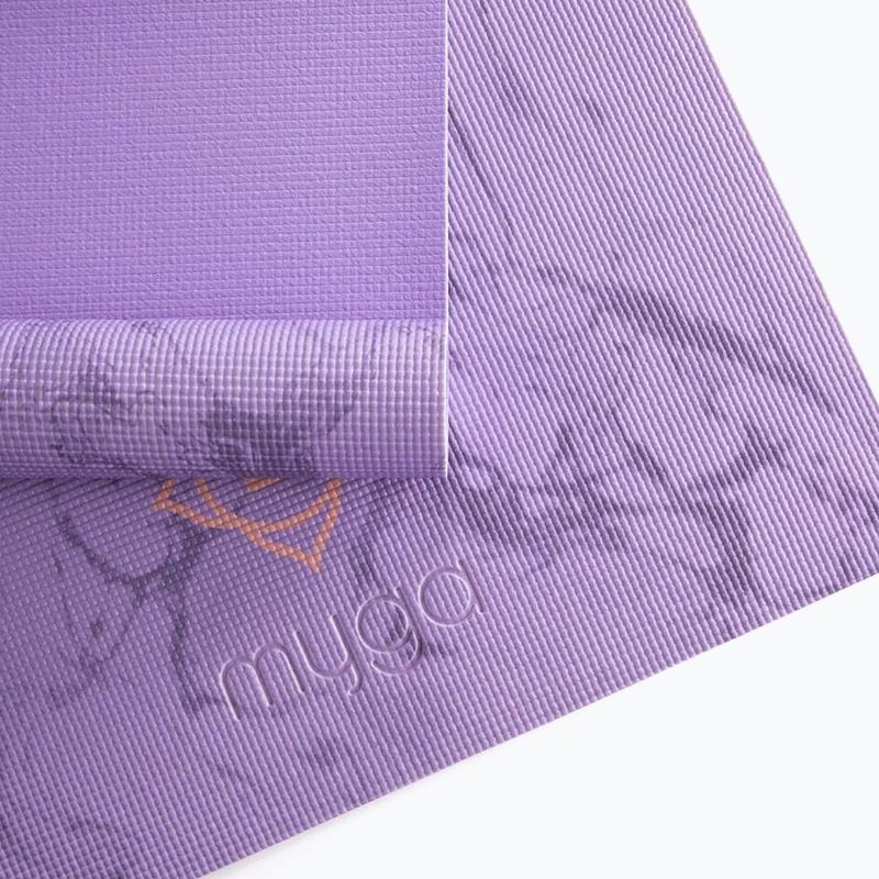 Covoraș de yoga Myga Chakra 6 mm purple 5