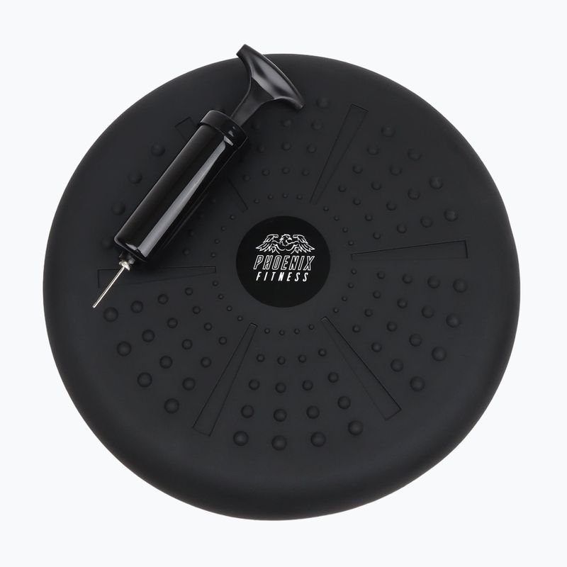 Pernă senzorială Phoenix Fitness double-sided 33 cm black