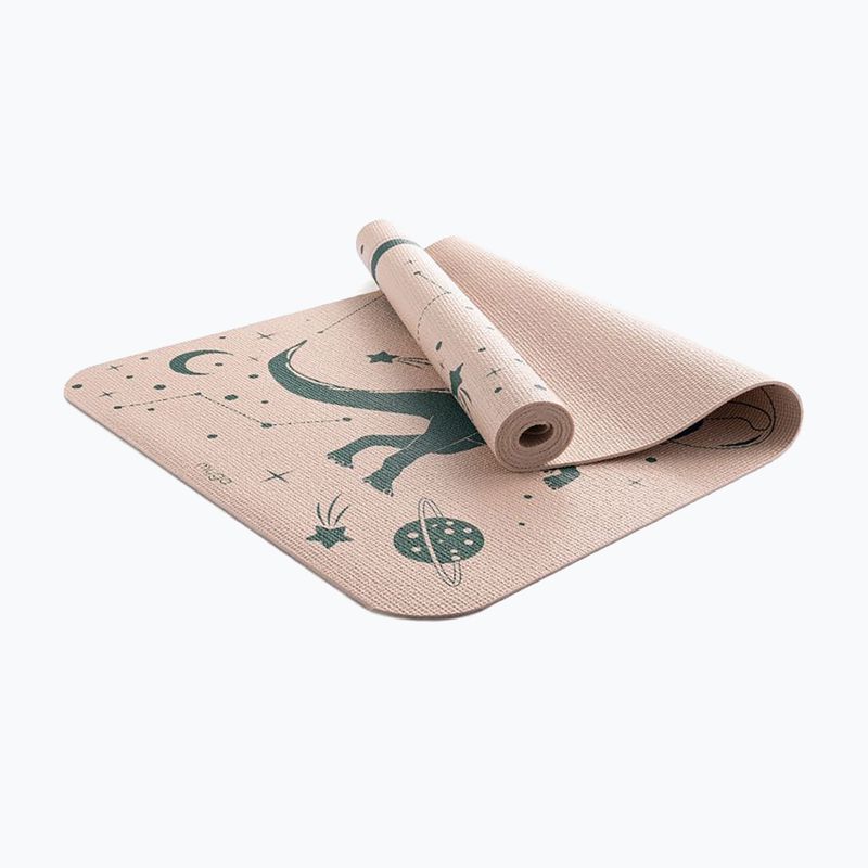 Covoraș de yoga Myga Dino 3 mm beige 8
