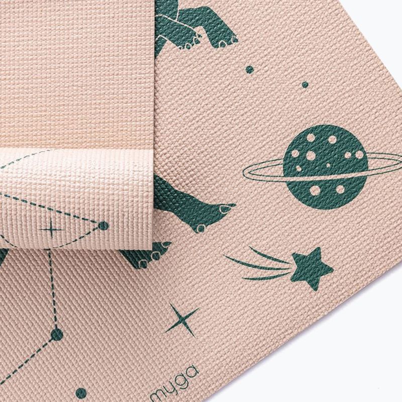 Covoraș de yoga Myga Dino 3 mm beige 9