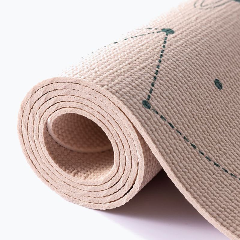 Covoraș de yoga Myga Dino 3 mm beige 10