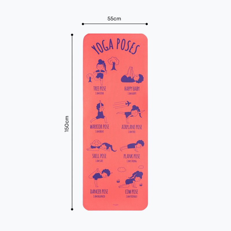 Covoraș de yoga Myga Pose 3 mm red 8