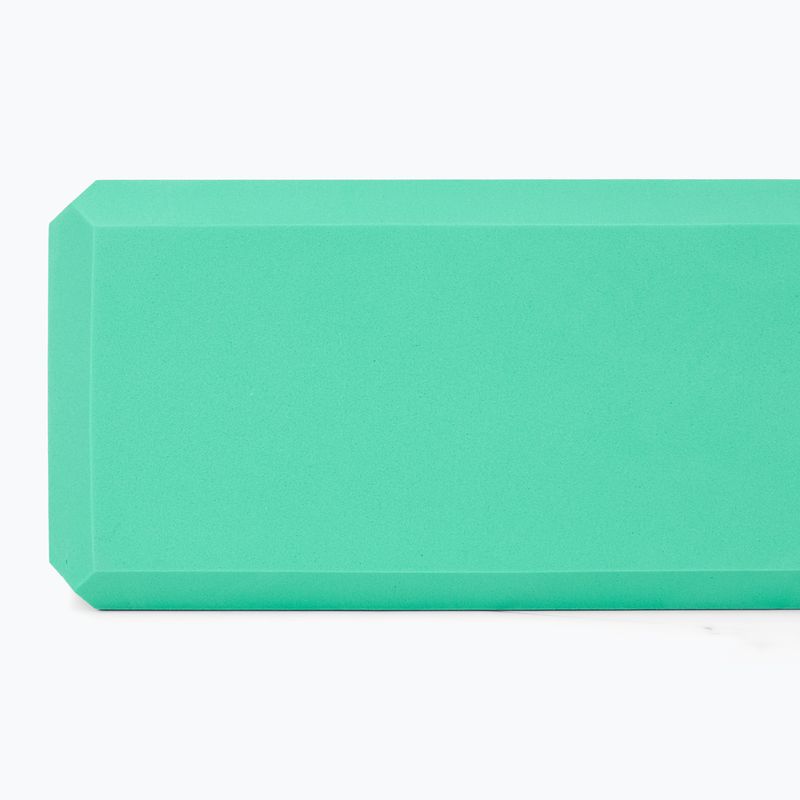 Set de yoga Myga Spirit Yoga Set mat + block + turquoise strap 6