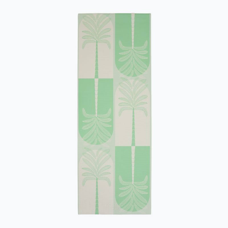 Set de yoga Myga Sage Palm Yoga Set mat + block + green strap 2