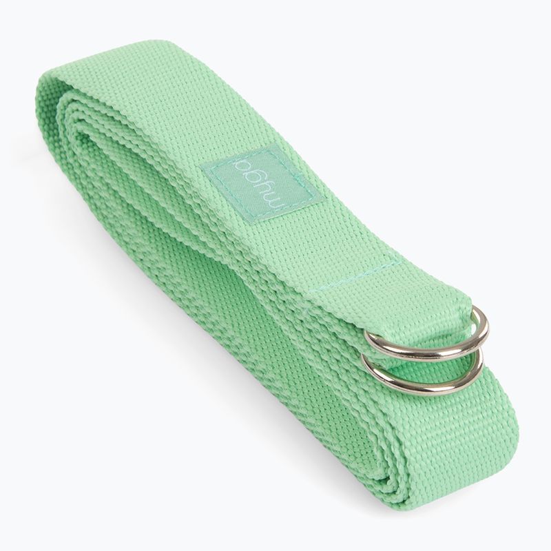Set de yoga Myga Sage Palm Yoga Set mat + block + green strap 7