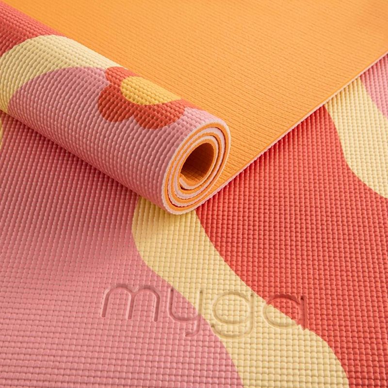 Covoraș de yoga Myga Groovy yellow 4