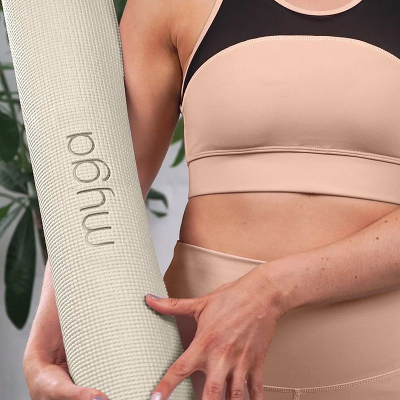 Covoraș de yoga Myga Entry Level 4 mm ecru 3