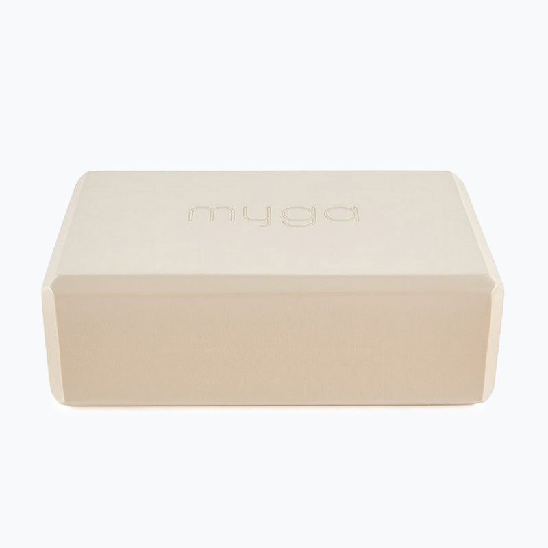 Cub pentru yoga Myga Foam Block 2 pcs beige 2