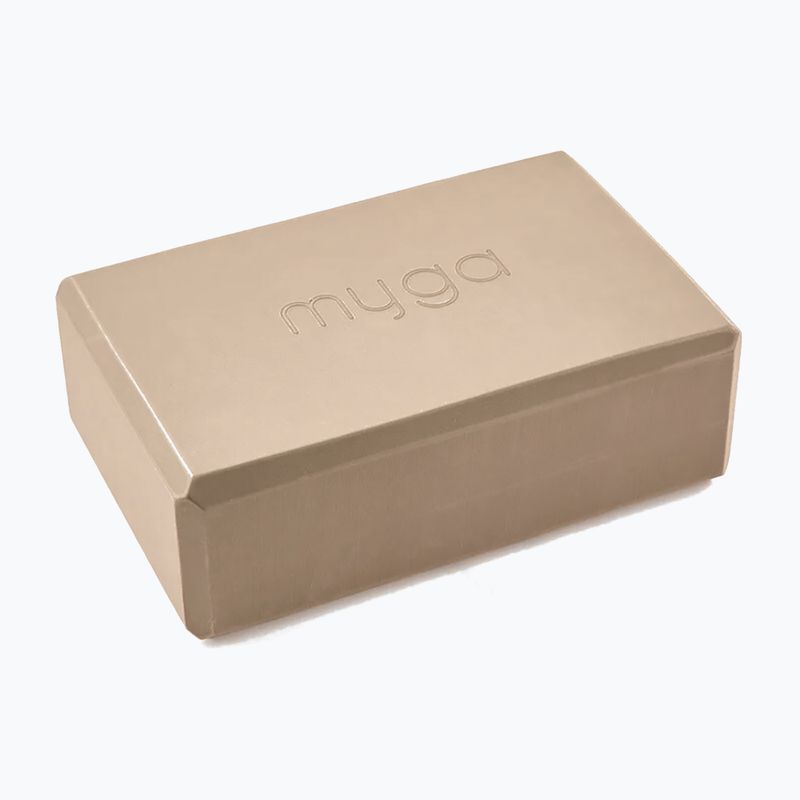 Cub pentru yoga Myga Foam Block 2 pcs. brown 2