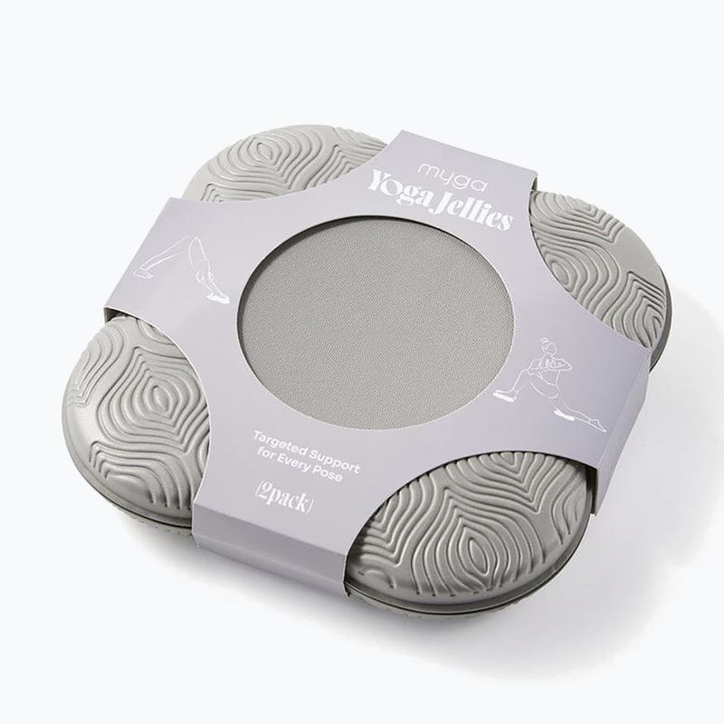 Suport din gel pentru yoga Myga 2 buc. grey 5