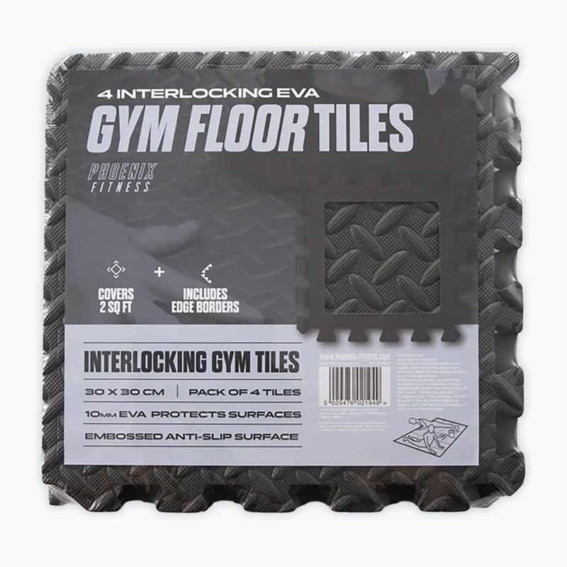Covoraș de protecție Phoenix Fitness RY2581 4 elementy black 6