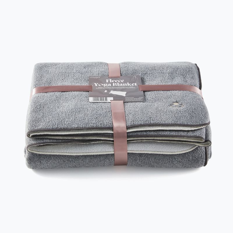 Pătură pentru yoga Myga Fleece stone 2