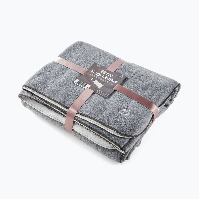 Pătură pentru yoga Myga Fleece stone 3