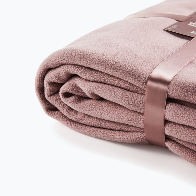 Pătură pentru yoga Myga Fleece blush 4