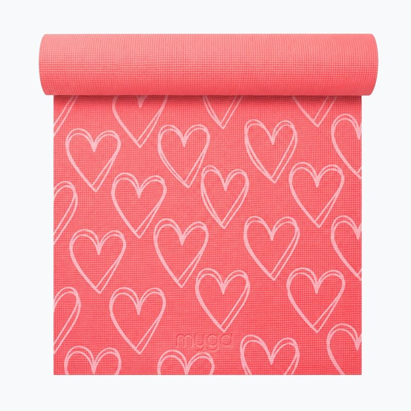 Covoraș de yoga Myga Heart Limited Edition red 2