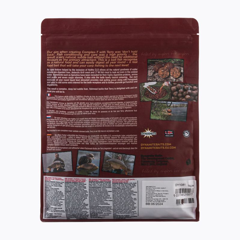 Dynamite Baits Complex-T Complex-T brown carp boilies ADY041081 2