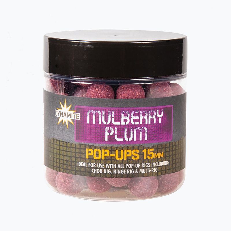 Dynamite Baits Mulberry Plum Pop Up 15mm violet închis bile plutitoare pentru crap ADY041014