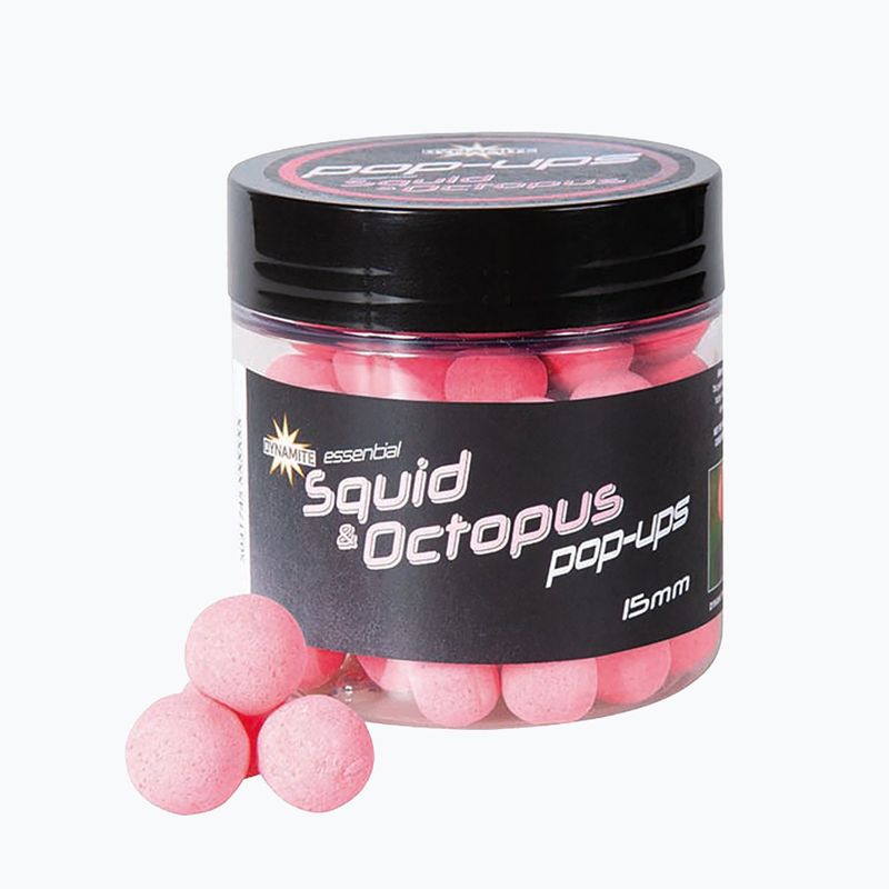 Dynamite Baits Squid Octopus Fluoro Pop Up 15mm roz ADY041611