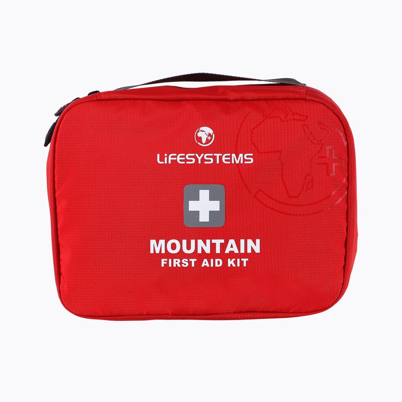 Trusă turistică Lifesystems Mountain First Aid Kit roșie LM1045SI