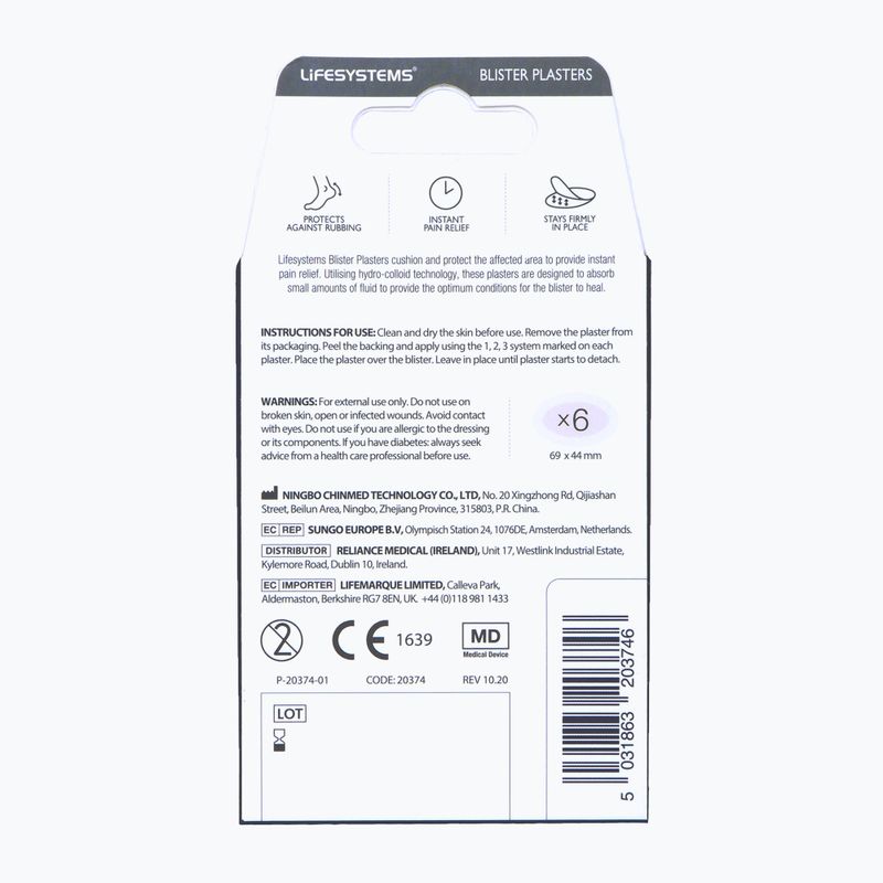 Plasturi Lifesystems Blister Plasters 6-pack 2