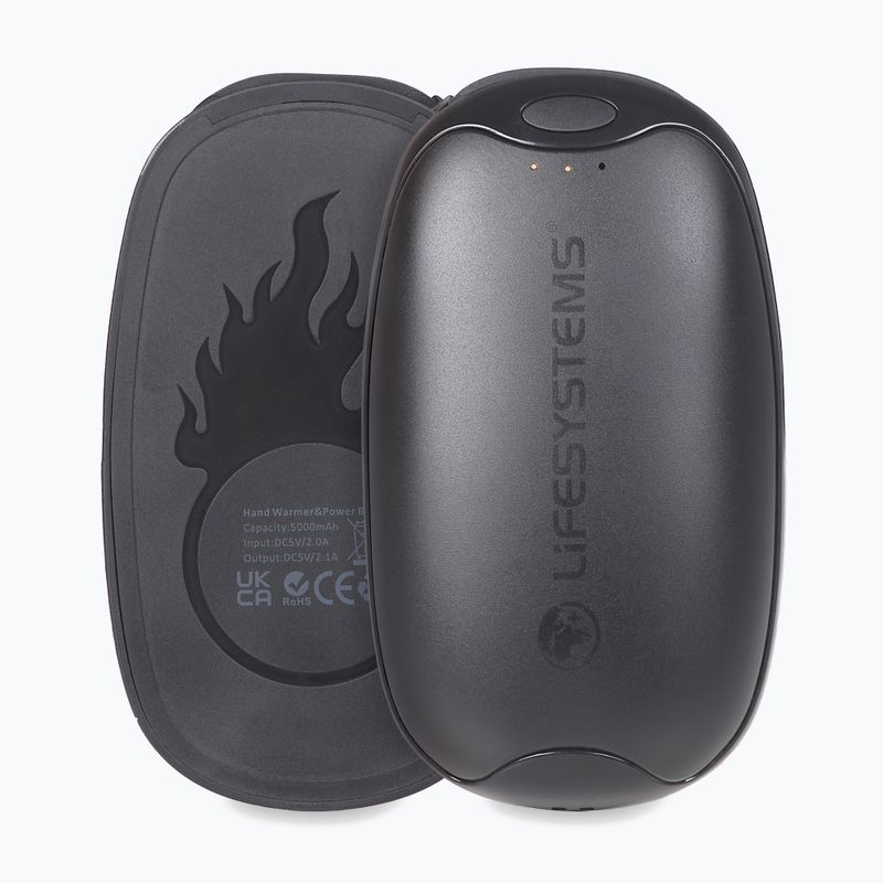 Încălzitor de mâini  Lifesystems Rechargeable Dual Palm Handwarmer USB & USB C black 2