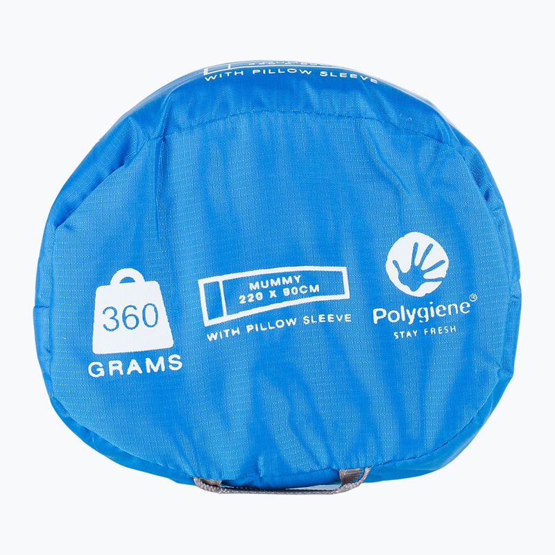 Inserție pentru sac de dormit Lifeventure Cotton Sleeping Bag Liner Mummy blue 7